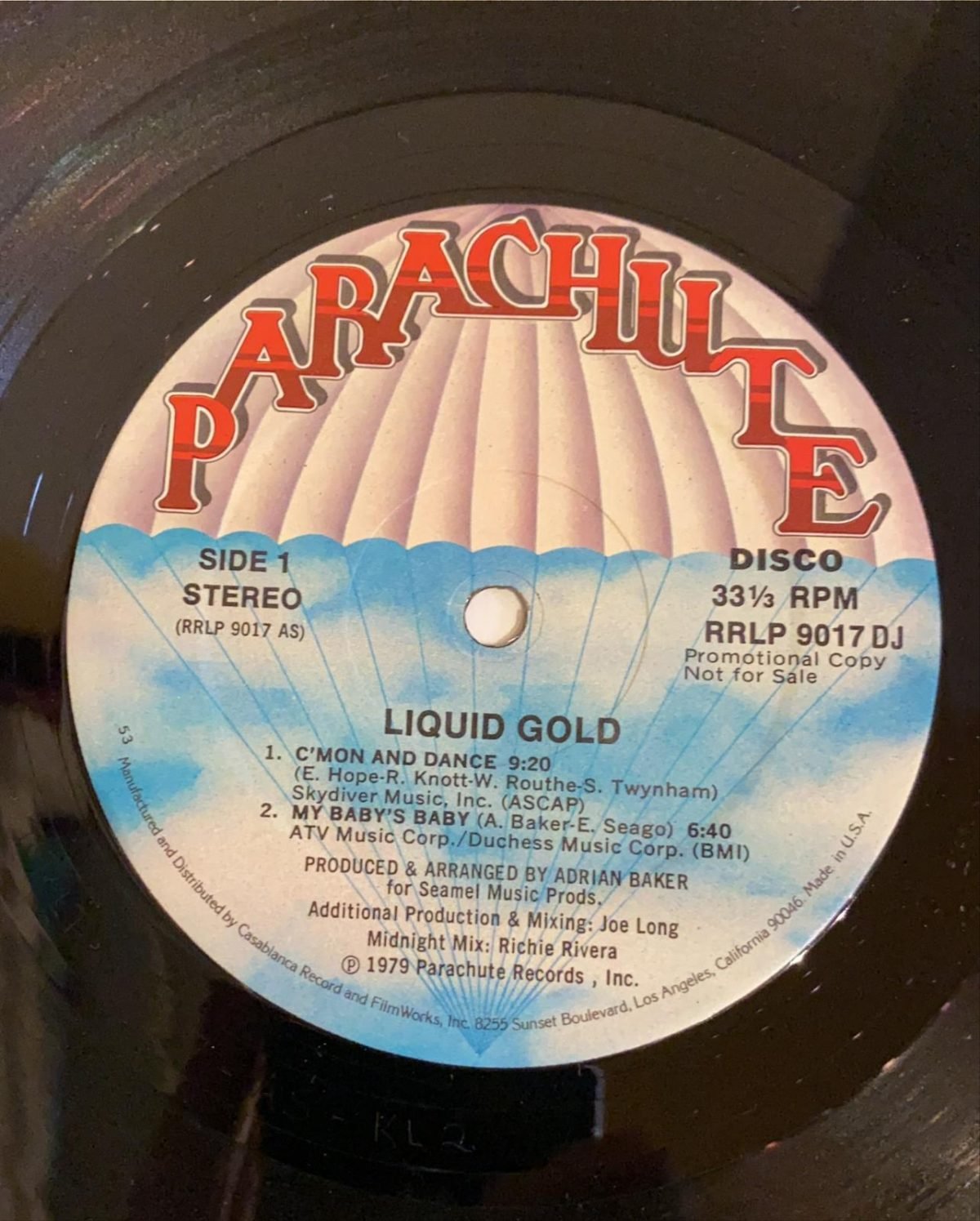Liquid Gold ‎– Liquid Gold LP Plak - Görsel 3