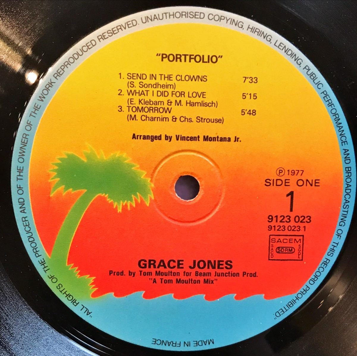 Grace Jones ‎– Portfolio LP Plak - Görsel 3