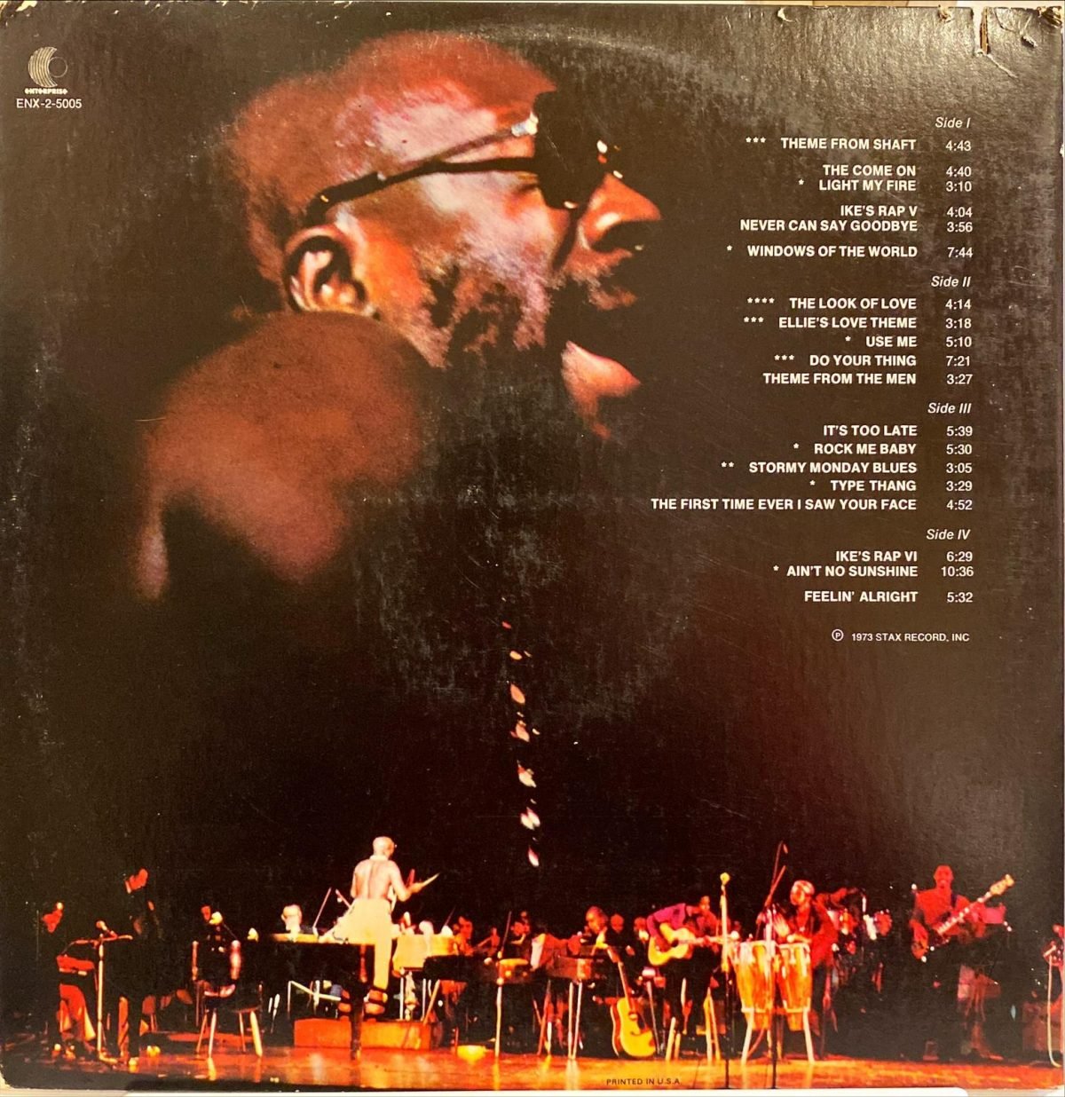 Isaac Hayes ‎– Live At The Sahara Tahoe - 2LP Plak - Görsel 4