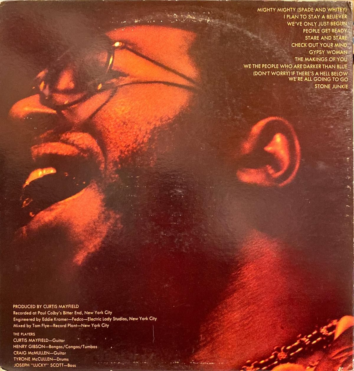 Curtis Mayfield ‎– Curtis / Live! 2LP Plak - Görsel 2