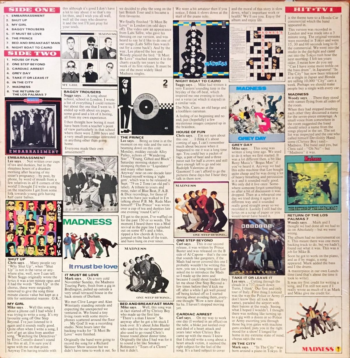 Madness ‎– Complete Madness LP Plak - Görsel 2