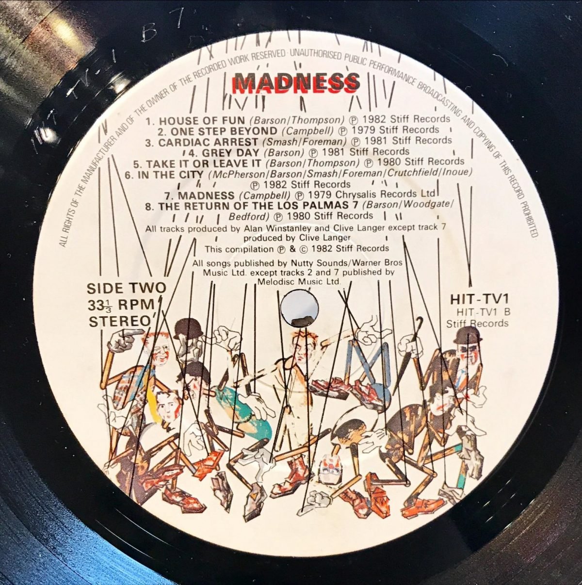 Madness ‎– Complete Madness LP Plak - Görsel 3