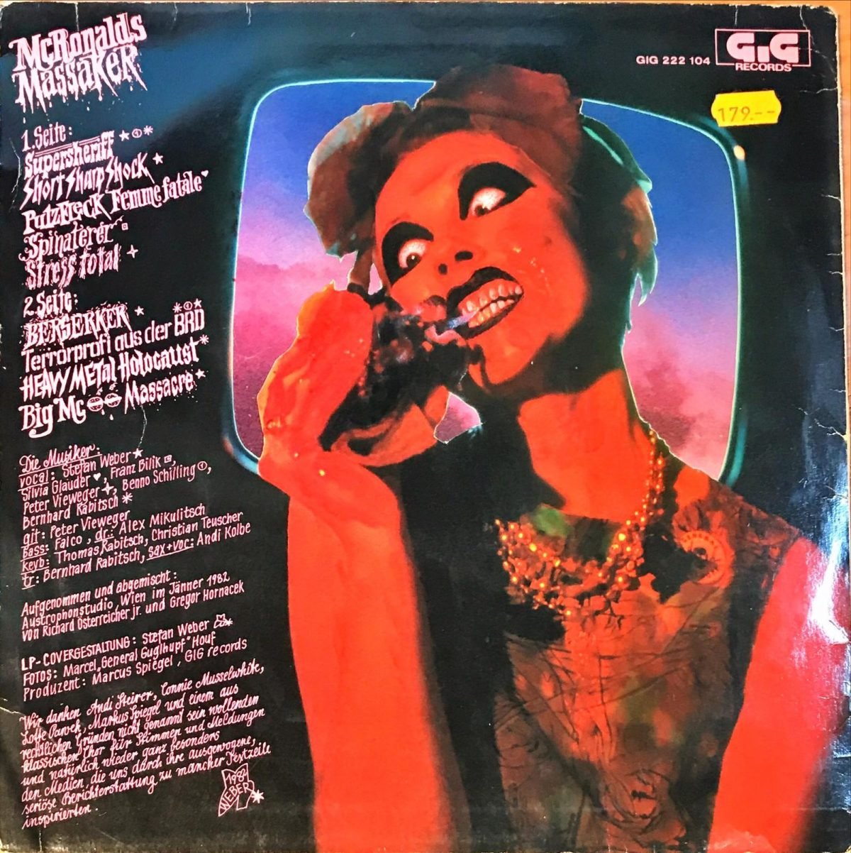 Drahdiwaberl ‎– McRonalds Massaker LP Plak - Görsel 2
