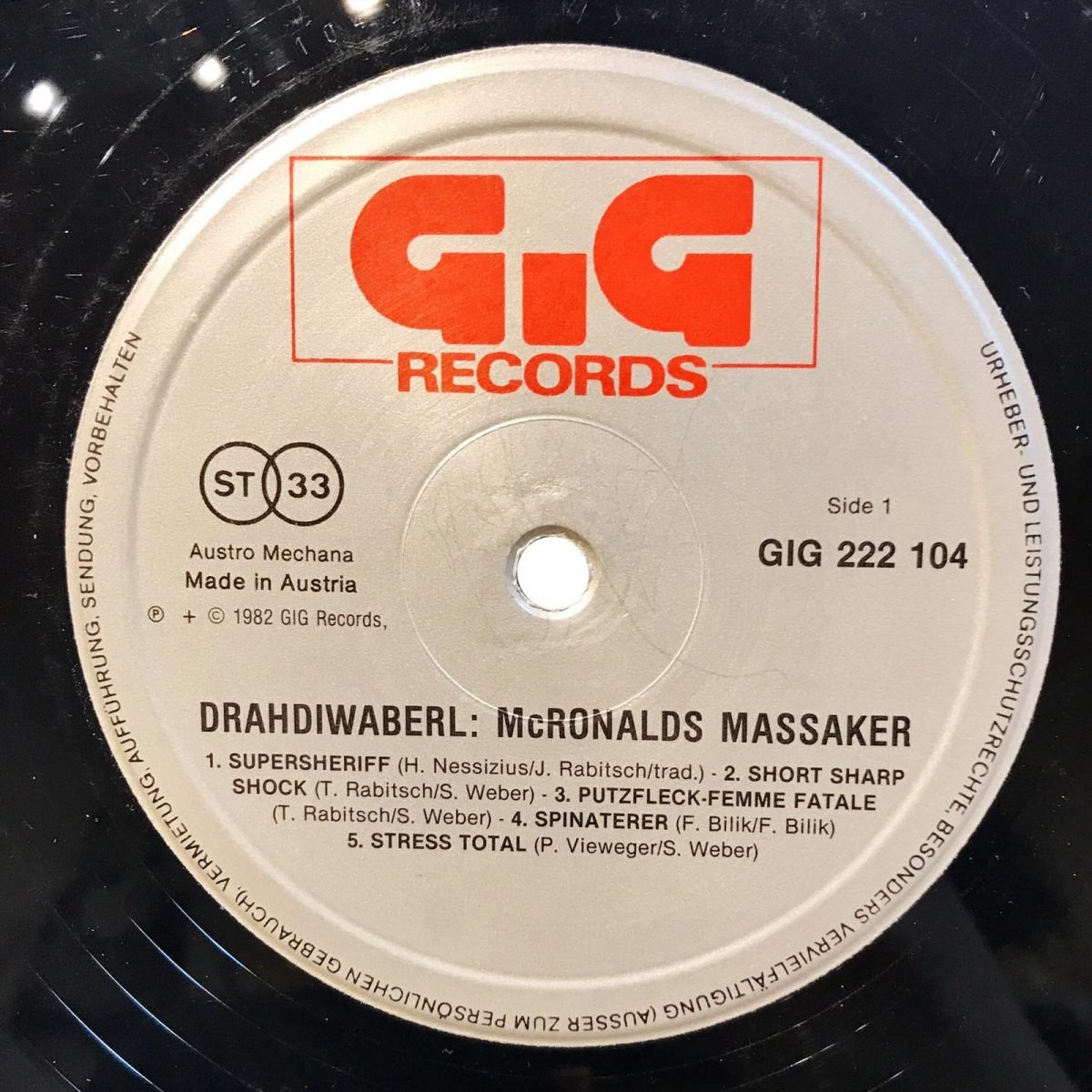 Drahdiwaberl ‎– McRonalds Massaker LP Plak - Görsel 3