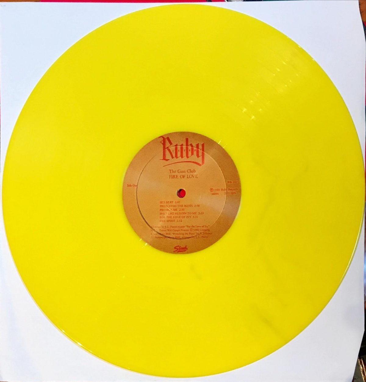 The Gun Club ‎– Fire Of Love LP Plak - Görsel 2