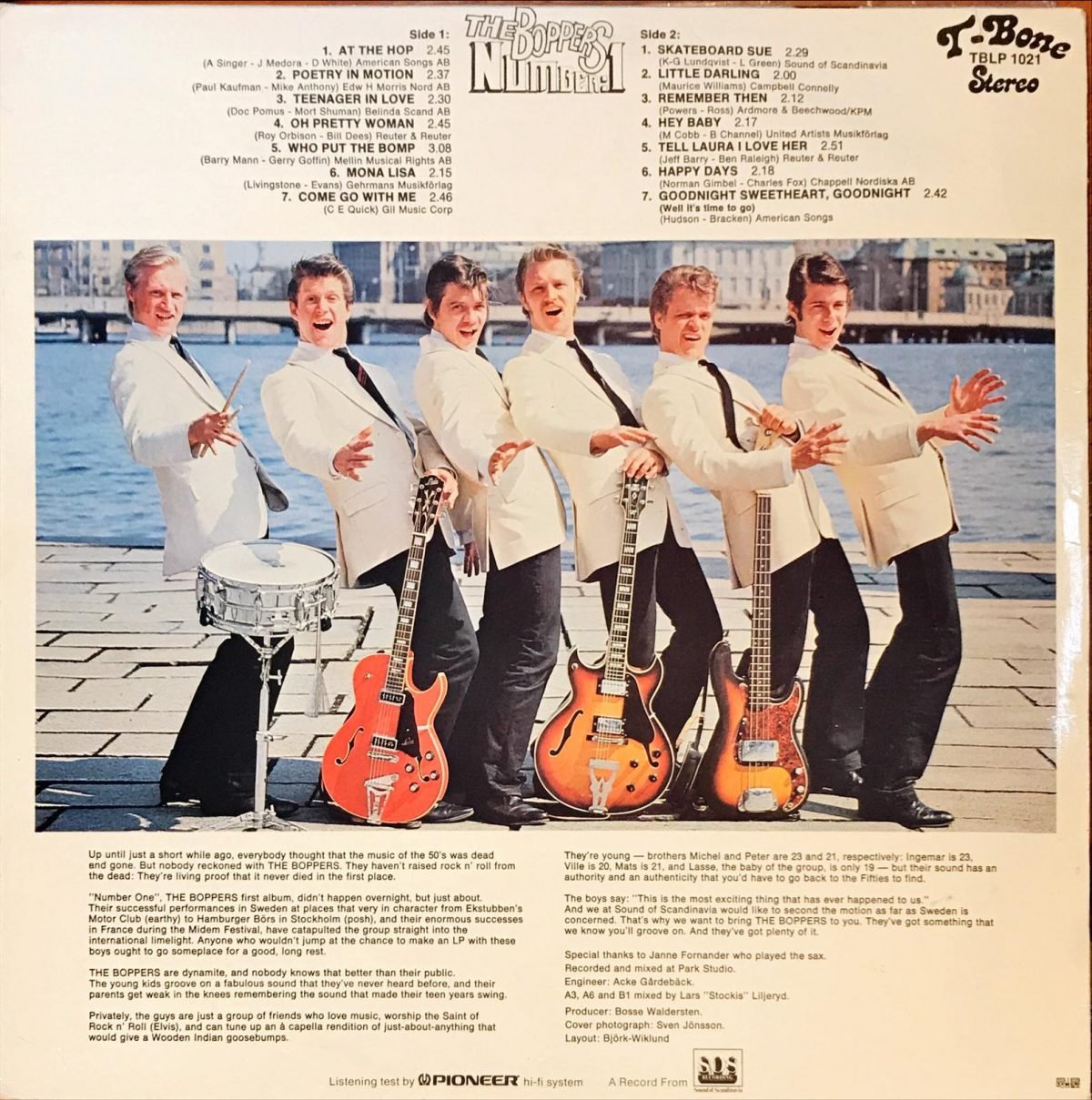 The Boppers ‎– The Boppers Number : 1 LP Plak - Görsel 3