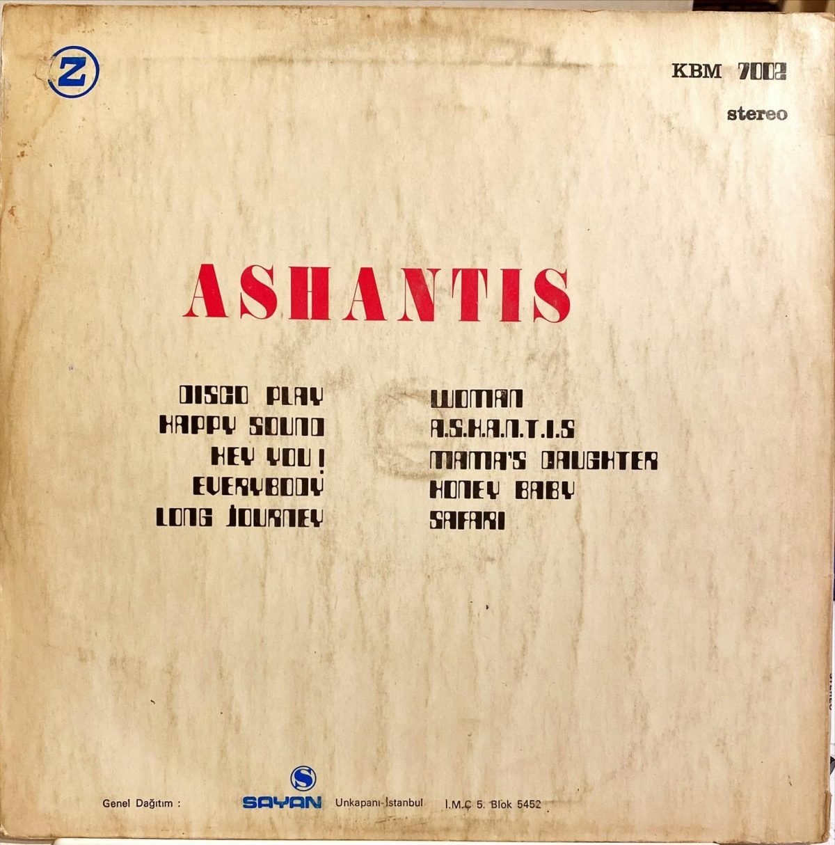 Ashantis ‎– Ashantis - Görsel 4