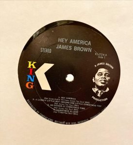 James Brown ‎– Hey America LP Plak - Görsel 3