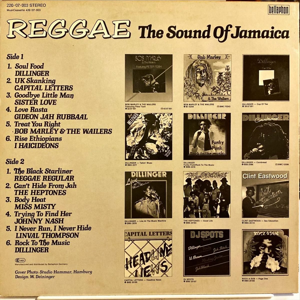 Reggae - The Sound Of Jamaica LP Plak - Görsel 2