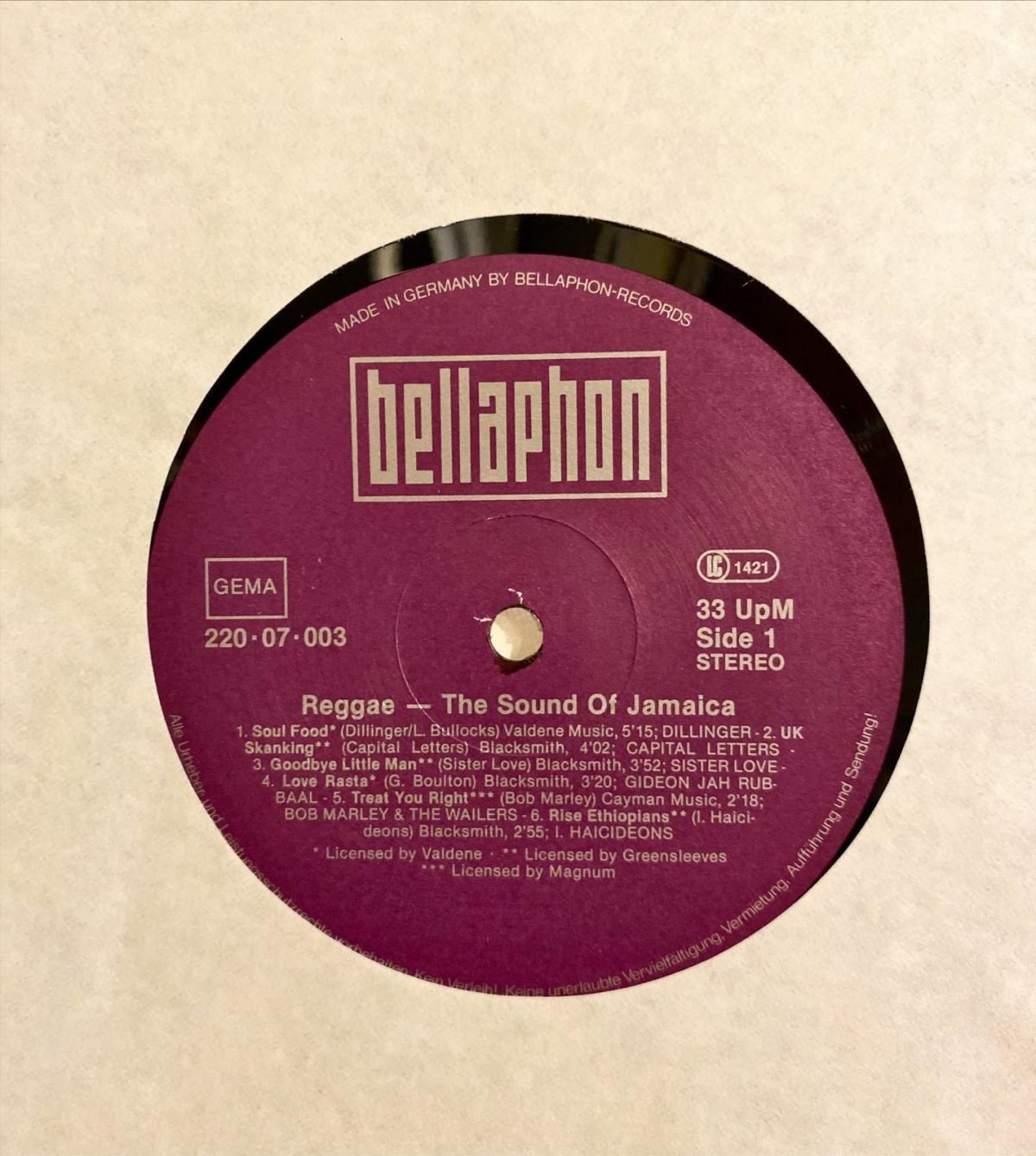 Reggae - The Sound Of Jamaica LP Plak - Görsel 4