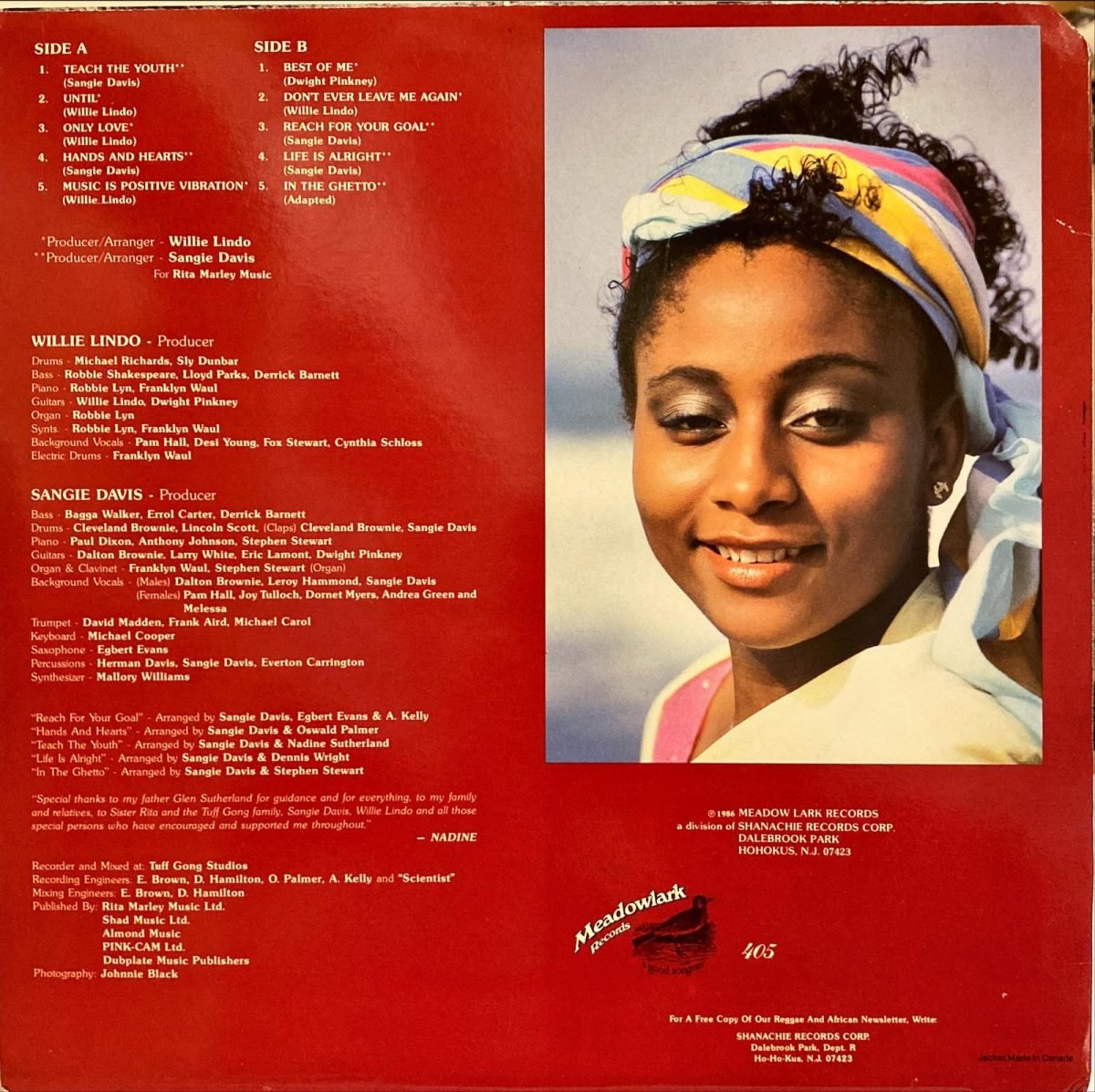 Nadine Sutherland ‎– Until LP Plak - Görsel 2