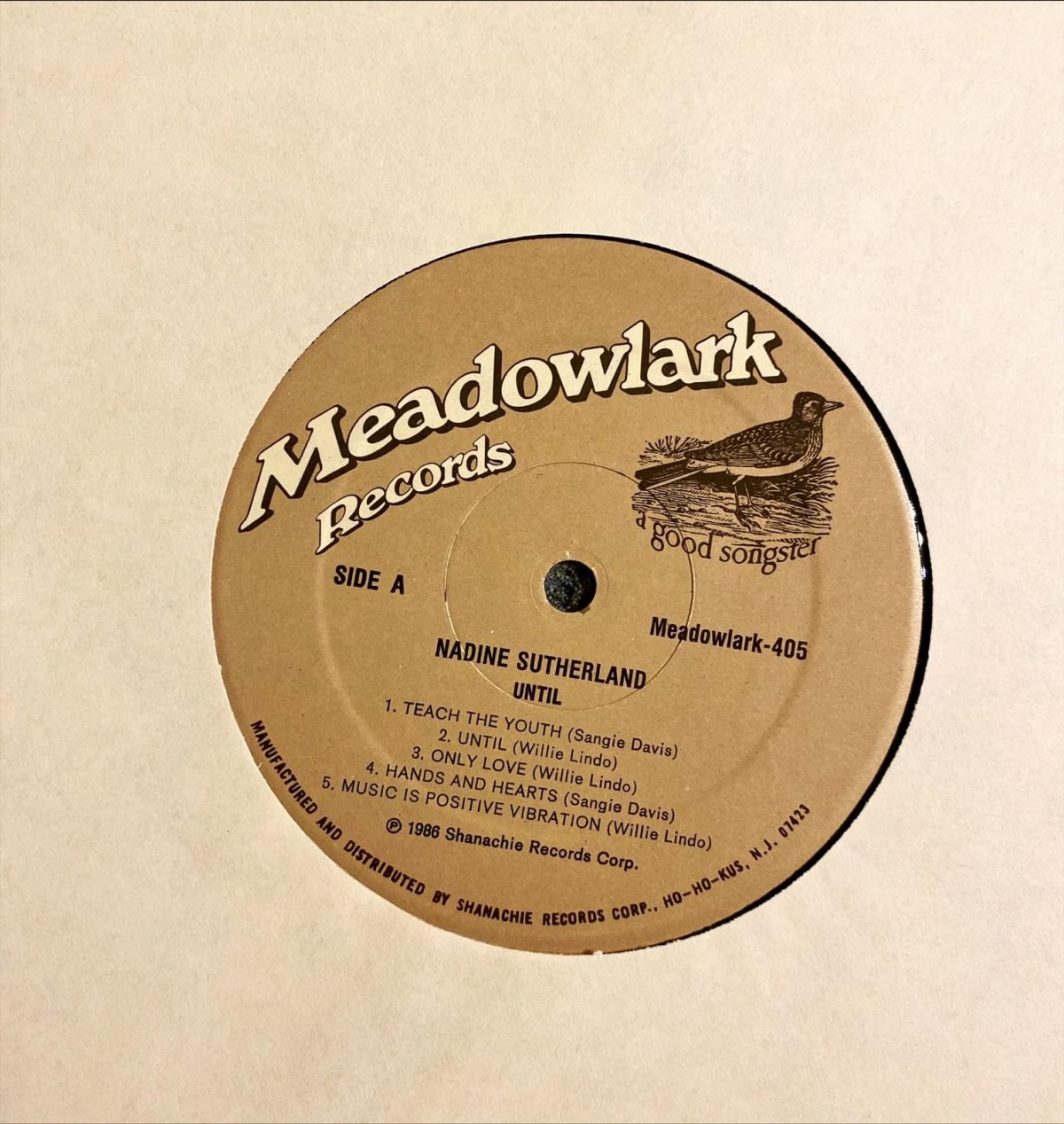 Nadine Sutherland ‎– Until LP Plak - Görsel 4
