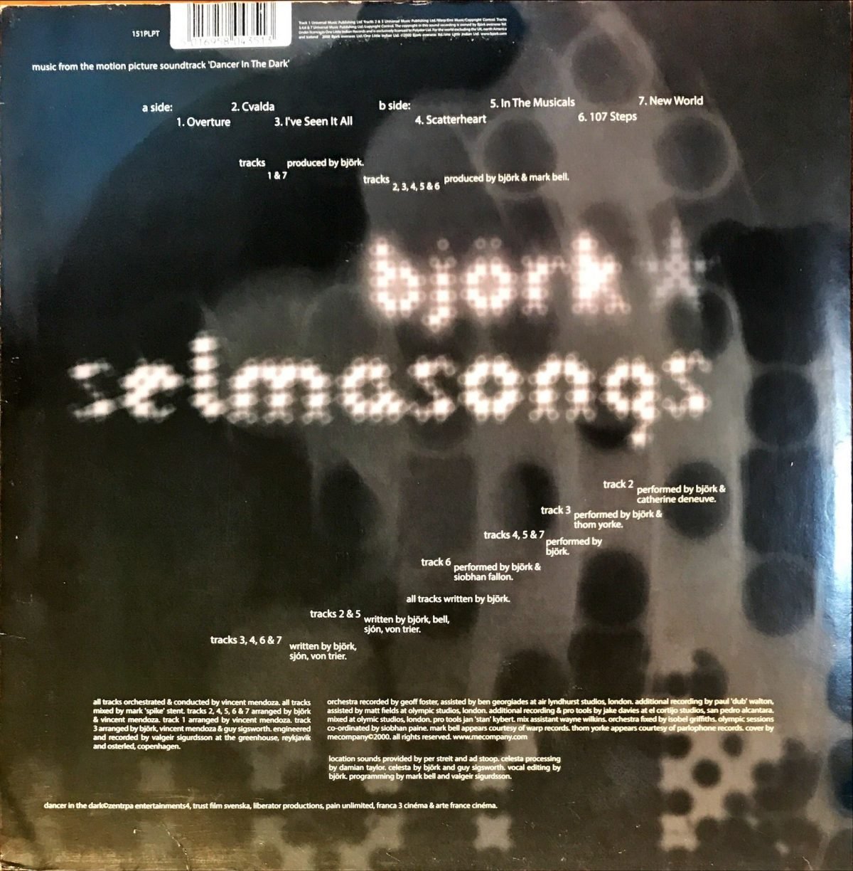 Björk ‎– Selmasongs LP Plak - Görsel 3