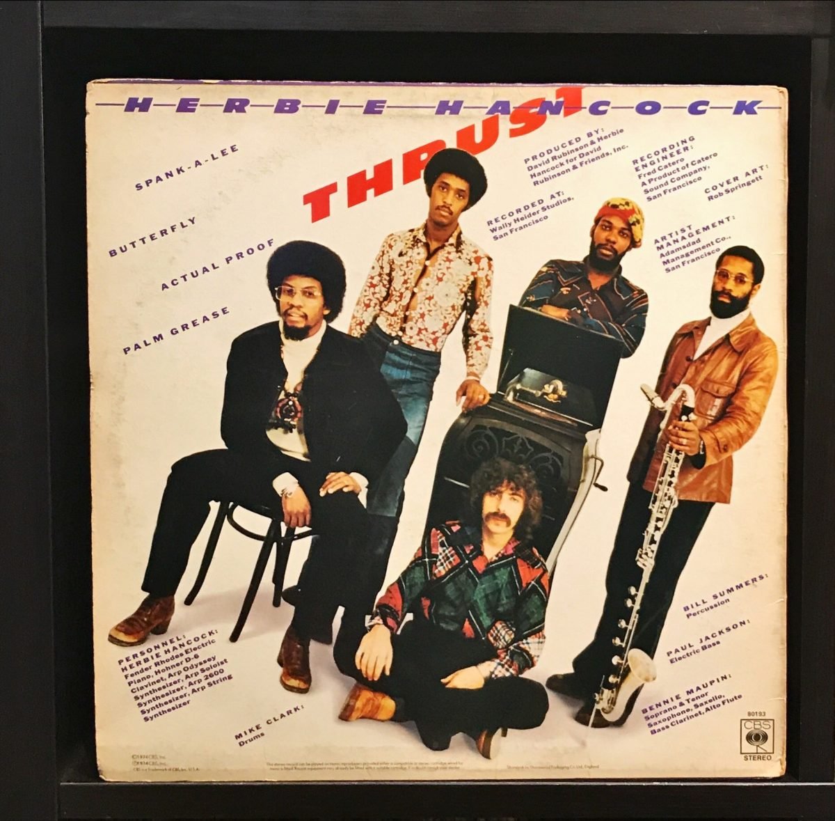 Herbie Hancock ‎– Thrust LP Plak - Görsel 2