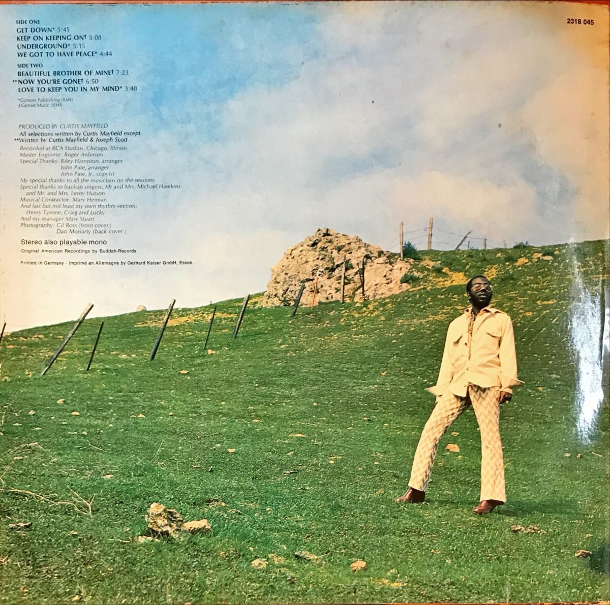 Curtis Mayfield ‎– Roots LP Plak - Görsel 2