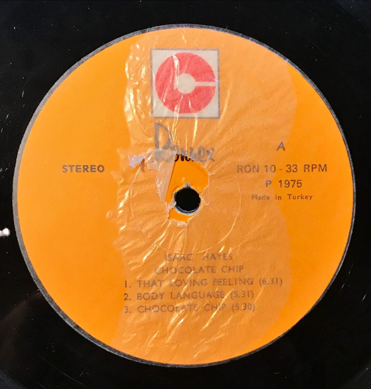 Isaac Hayes ‎– Chocolate Chip LP Plak - Görsel 2