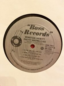 Winston Hewitt ‎– Pretty Brown Eyes LP Plak - Görsel 2