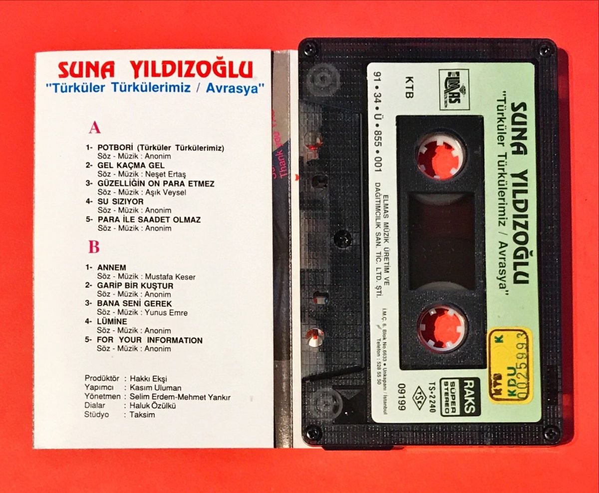 Suna Yıldızoğlu ‎– Türküler Türkülerimiz / Avrasya Kaset - Görsel 2