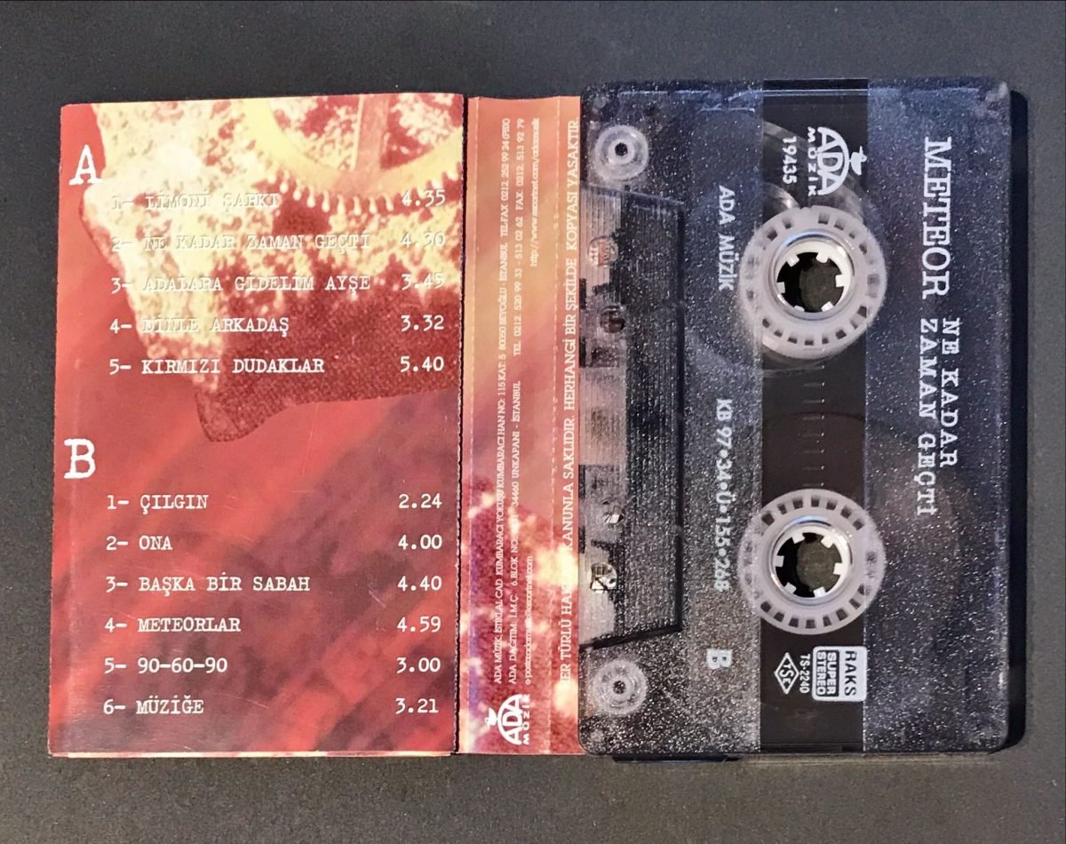 Meteor – ...Ne Kadar Zaman Geçti Kaset - Görsel 2