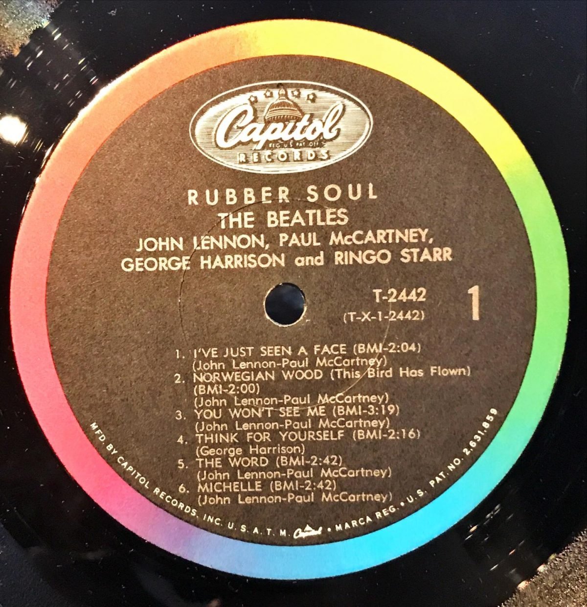 The Beatles ‎– Rubber Soul  LP Plak - Görsel 2