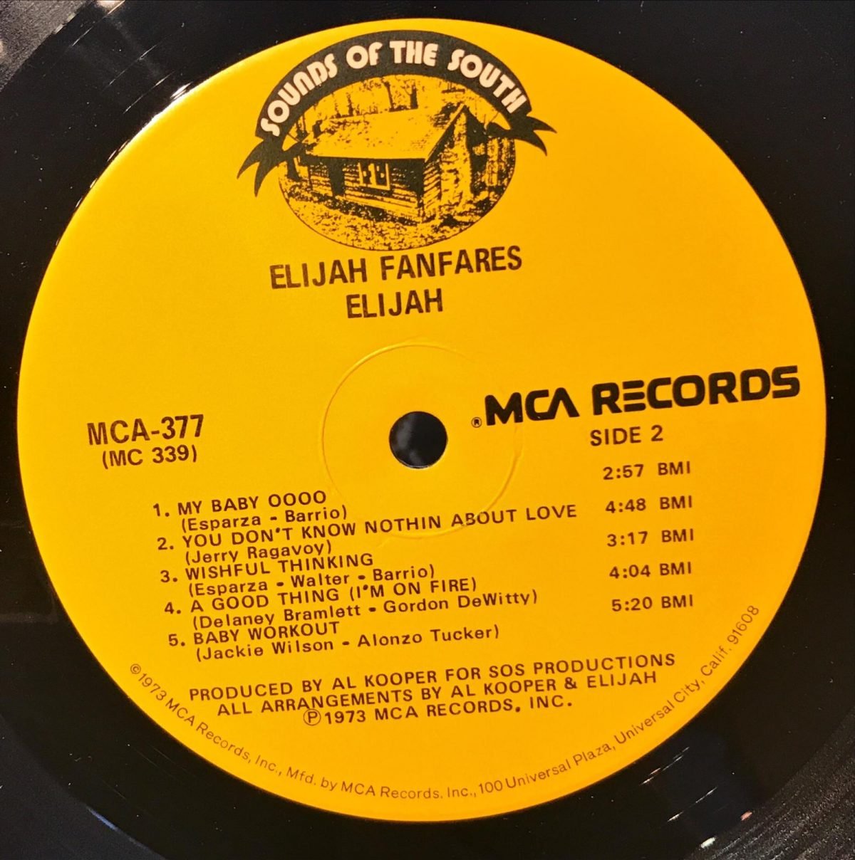 Elijah ‎– Elijah Fanfares LP Plak - Görsel 3