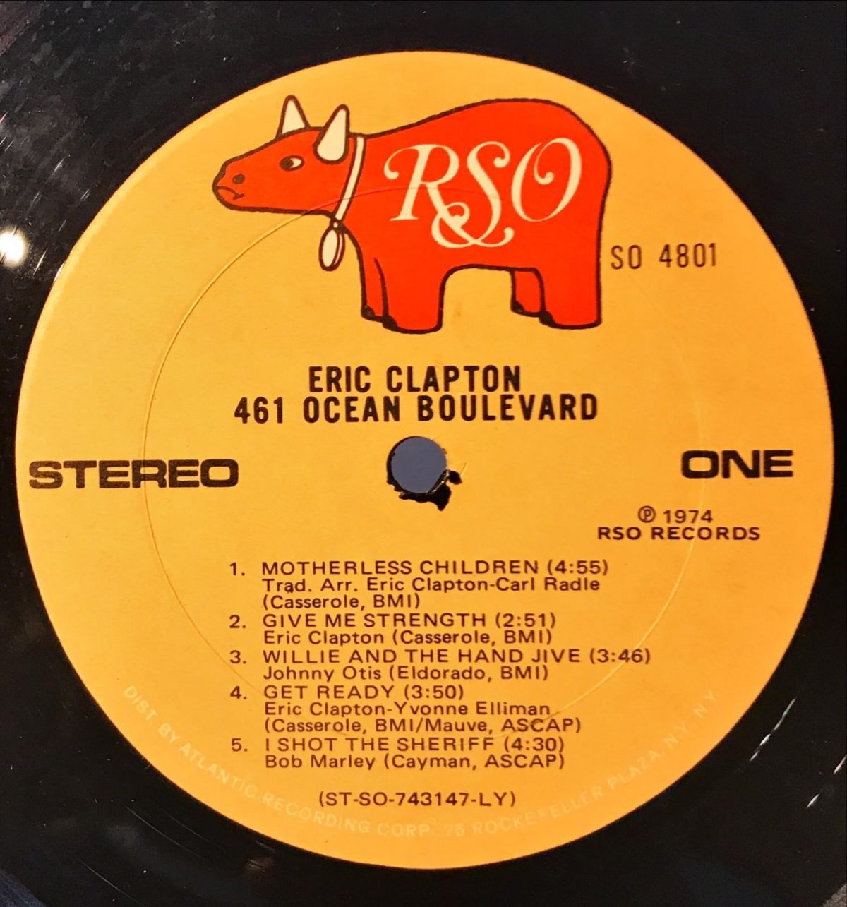Eric Clapton ‎– 461 Ocean Boulevard LP Plak - Görsel 3