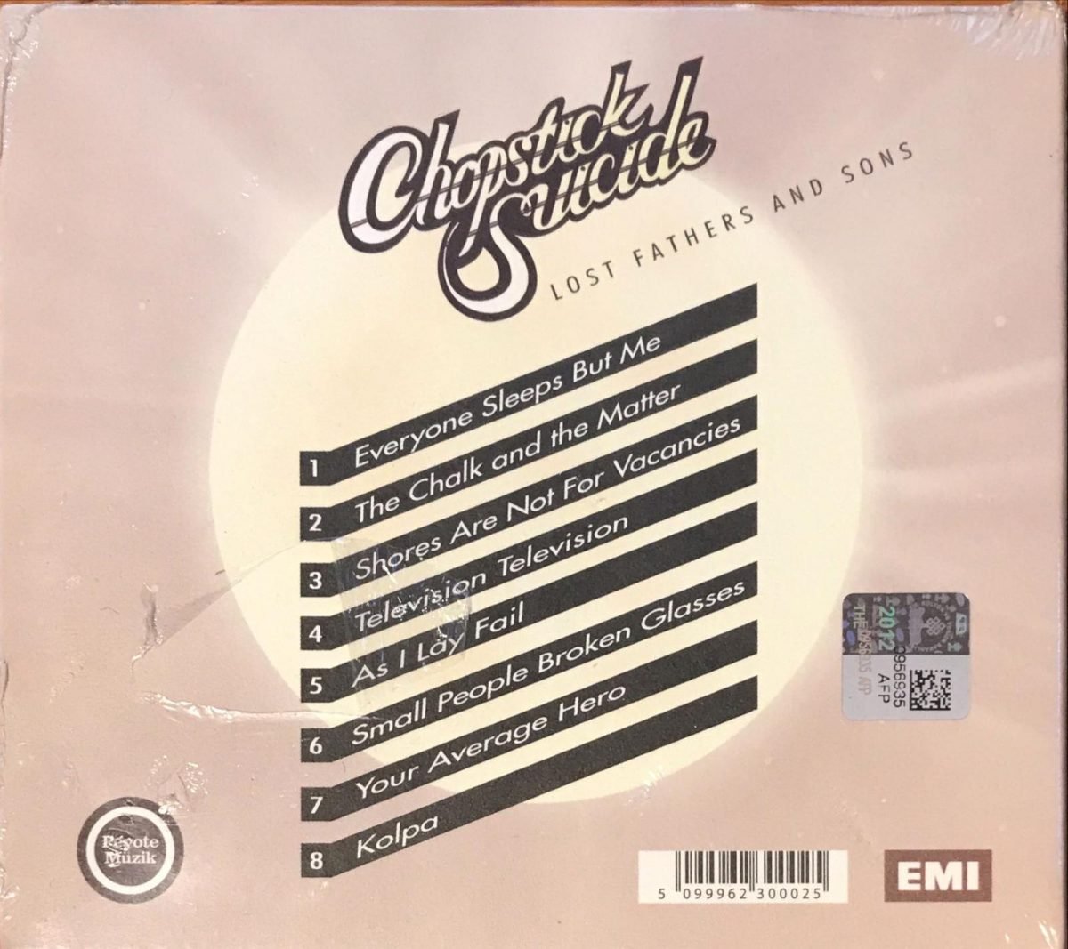 Chopstick Suicide ‎– Lost Fathers And Sons CD - Görsel 2