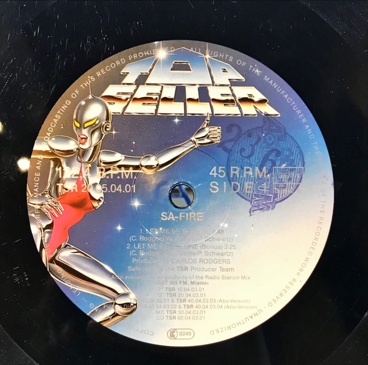 Sa-Fire ‎– Let Me Be The One Maxi Single Plak - Görsel 4