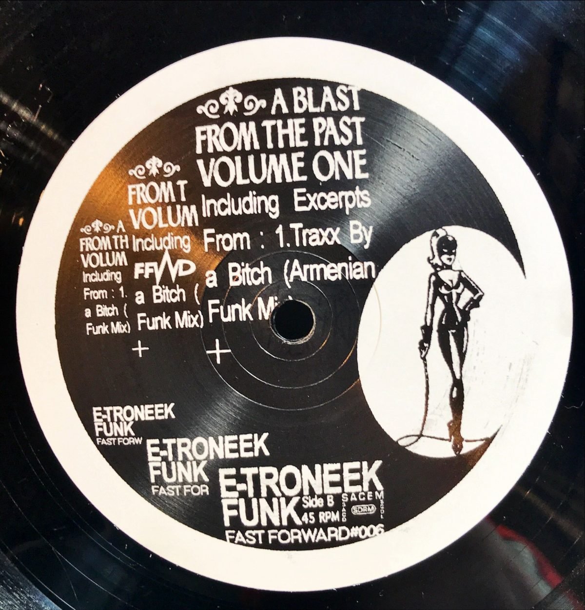 E-Troneek Funk ‎– A Blast From The Past Maxi Single Plak - Görsel 3