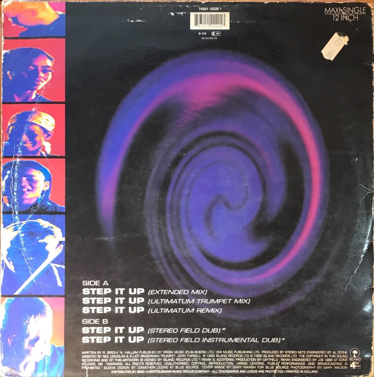 Stereo MC's ‎– Step It Up Maxi Single Plak - Görsel 3