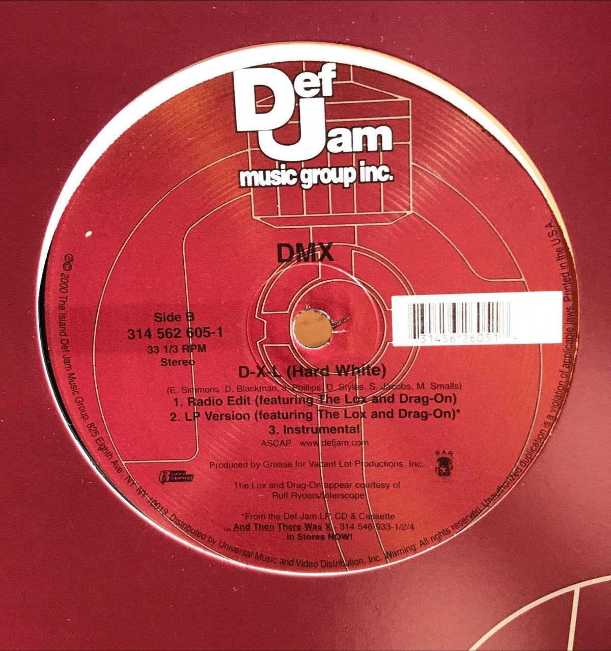 DMX ‎– Party Up (Up In Here) Maxi Single Plak - Görsel 2
