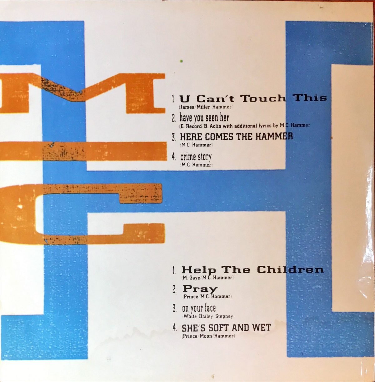 M.C. Hammer ‎– Please Hammer Don't Hurt 'Em LP Plak - Görsel 3