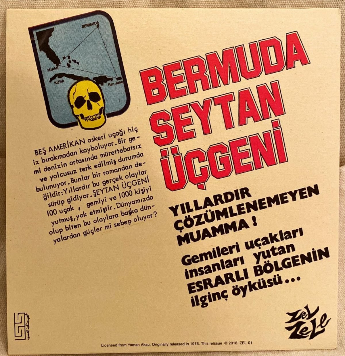 Ümit Aksu Orkestrası ‎– Bermuda Şeytan Üçgeni 45’lik Plak - Görsel 2