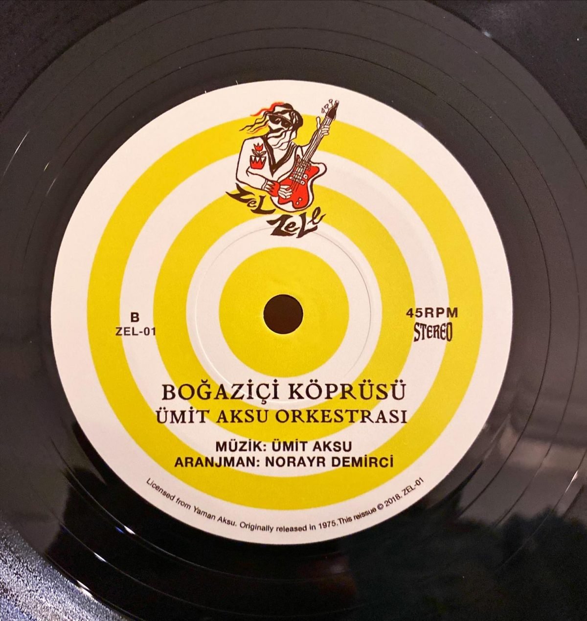 Ümit Aksu Orkestrası ‎– Bermuda Şeytan Üçgeni 45’lik Plak - Görsel 3