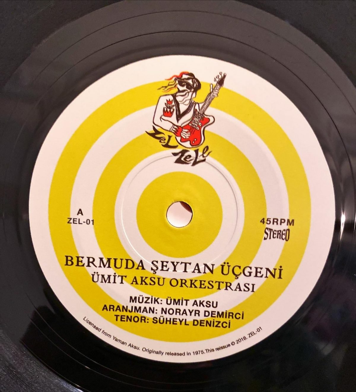 Ümit Aksu Orkestrası ‎– Bermuda Şeytan Üçgeni 45’lik Plak - Görsel 4