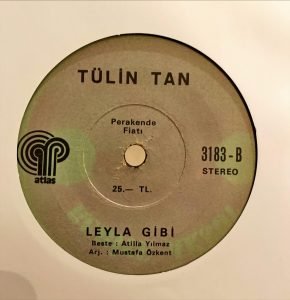 Tülin Tan ‎– Aşk Dediğin Nedir / Leyla Gibi 45'lik Plak - Görsel 3