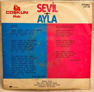 Sevil & Ayla ‎– Yiğitler / Ali’yi Gördüm Ali’yi 45'lik Plak - Görsel 2