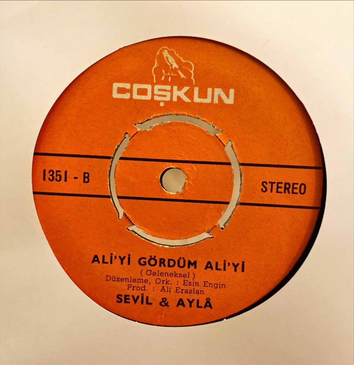 Sevil & Ayla ‎– Yiğitler / Ali’yi Gördüm Ali’yi 45'lik Plak - Görsel 3