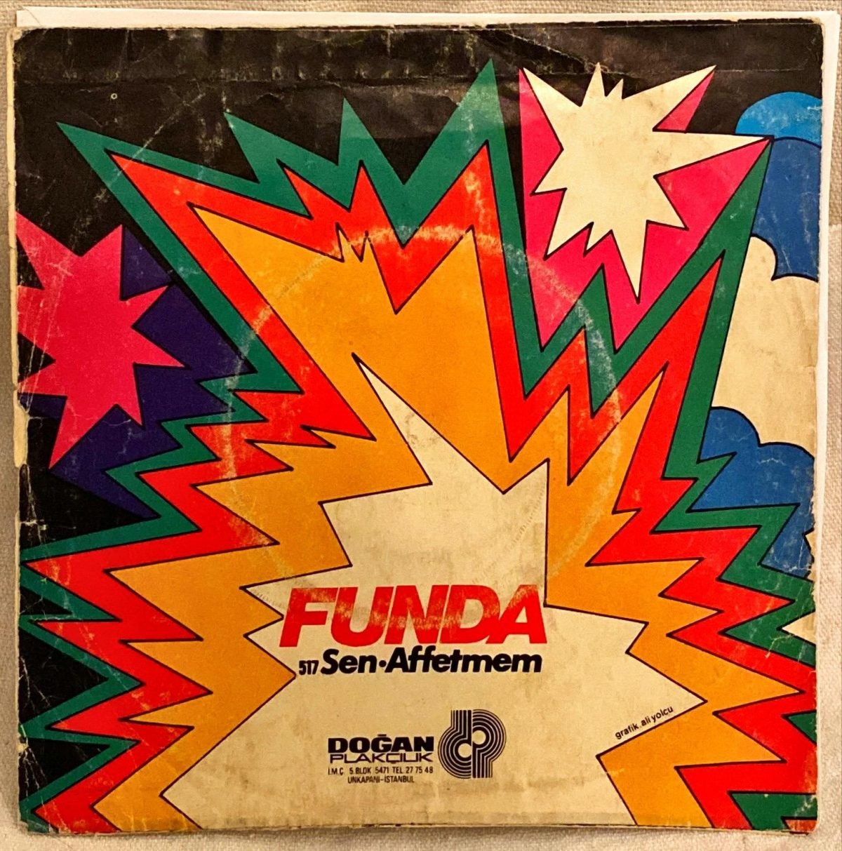 Funda – Sen / Affetmem 45'lik Plak - Görsel 2