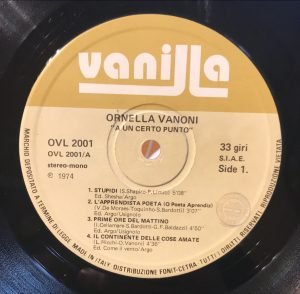 Ornella Vanoni ‎– A Un Certo Punto LP Plak - Görsel 3