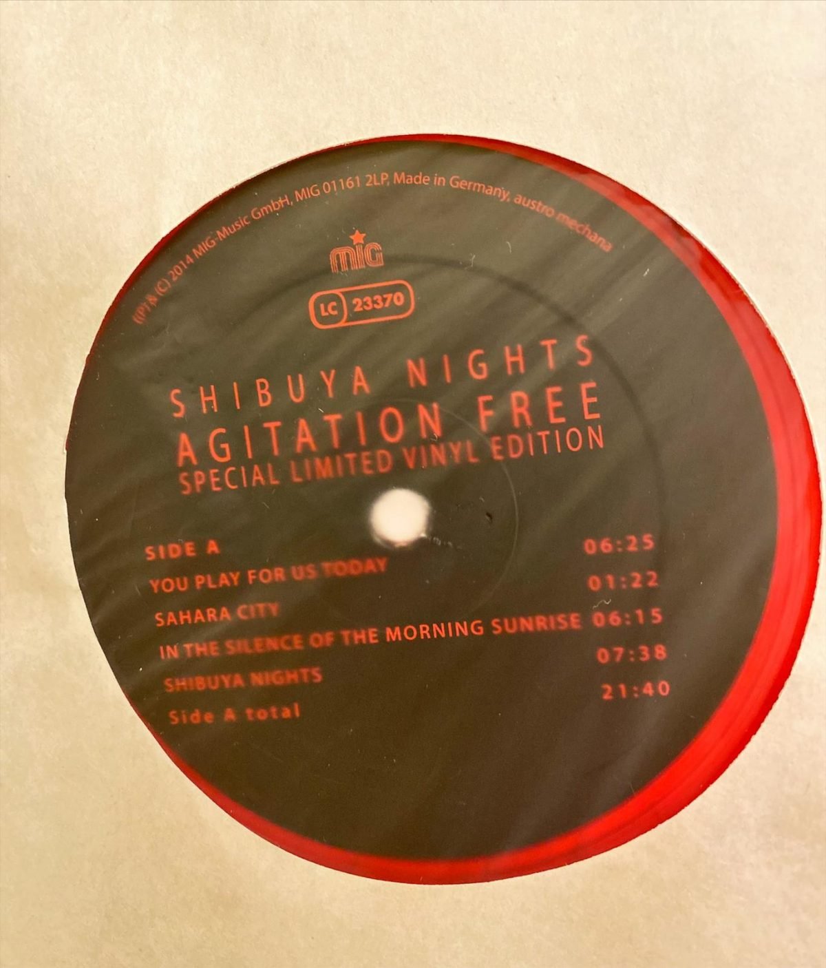Agitation Free ‎– Shibuya Nights (Live In Tokyo) - 2LP Renkli Plak Sınırlı Baskı - Görsel 3