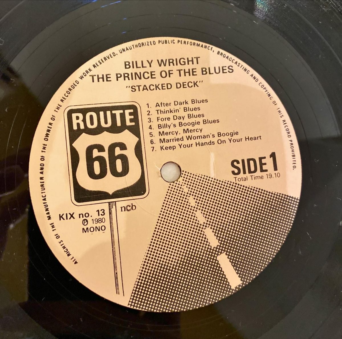 Billy Wright ‎– The Prince Of The Blues - Stacked Deck LP Plak - Görsel 4