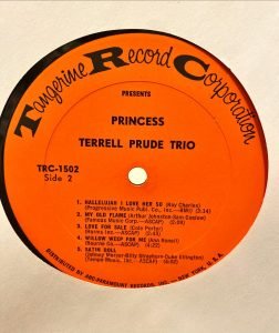 Terrell Prude Trio ‎– Princess LP Plak - Görsel 2