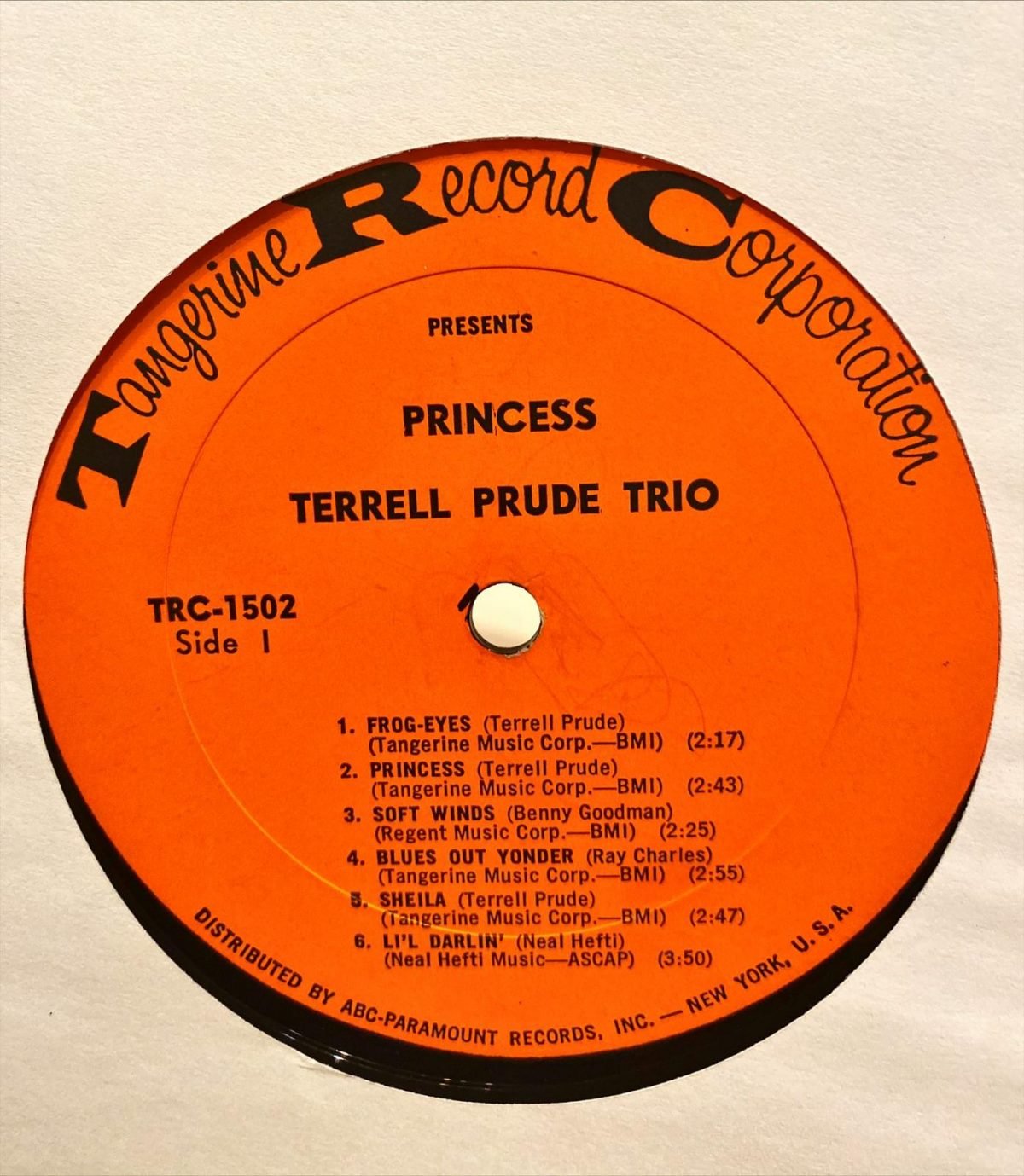 Terrell Prude Trio ‎– Princess LP Plak - Görsel 3