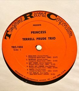 Terrell Prude Trio ‎– Princess LP Plak - Görsel 3