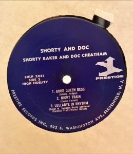 Shorty Baker & Doc Cheatham ‎– Shorty & Doc LP Plak - Görsel 4