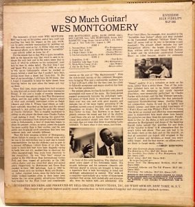 Wes Montgomery ‎– So Much Guitar! LP Plak - Görsel 2