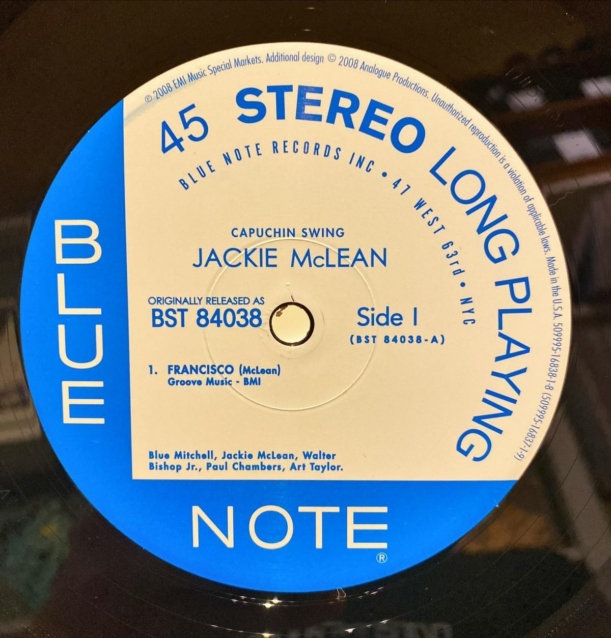 Jackie McLean ‎– Capuchin Swing - 2LP Plak - Görsel 3