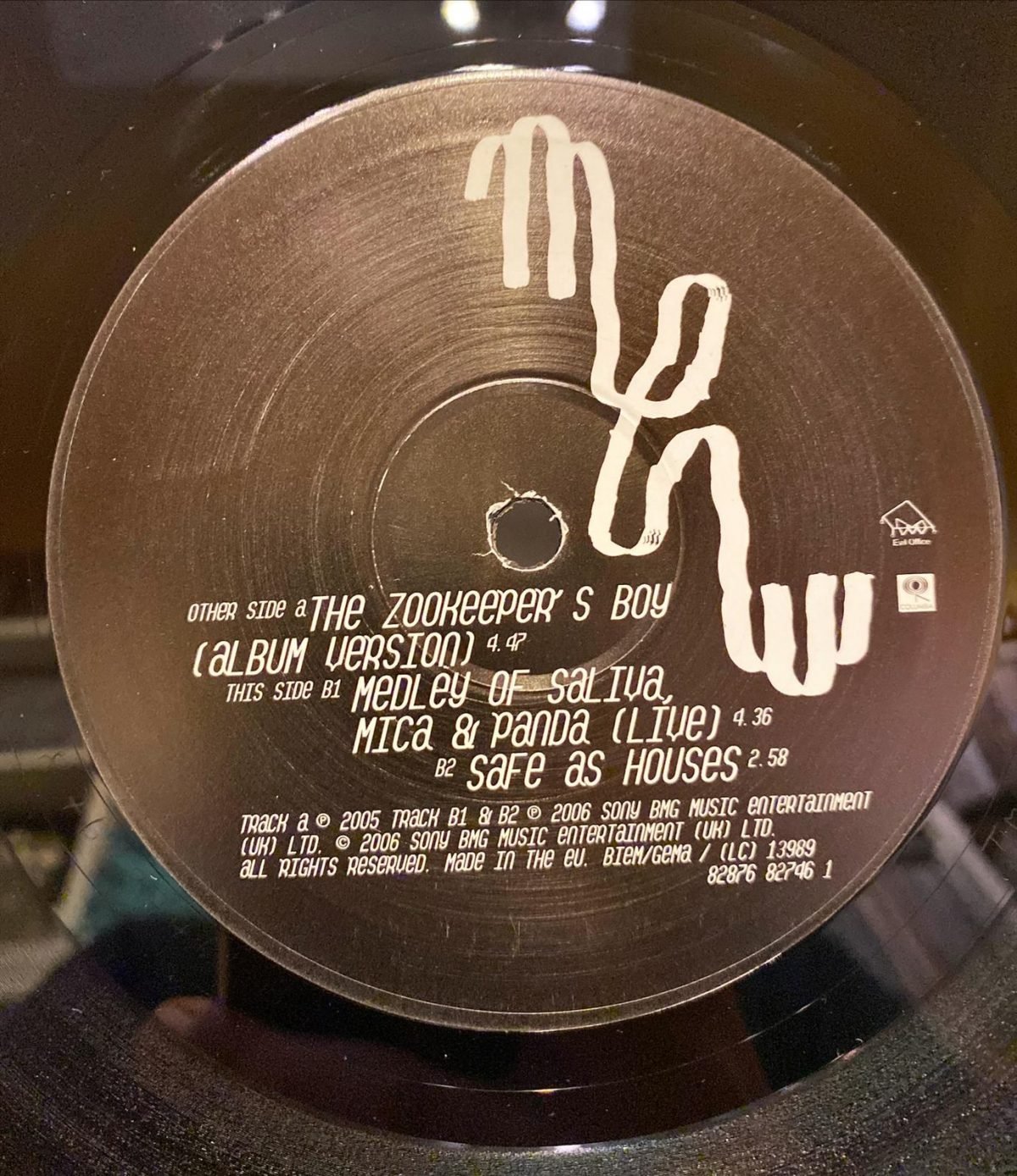 Mew ‎– The Zookeeper's Boy 10” Sinle - Görsel 4