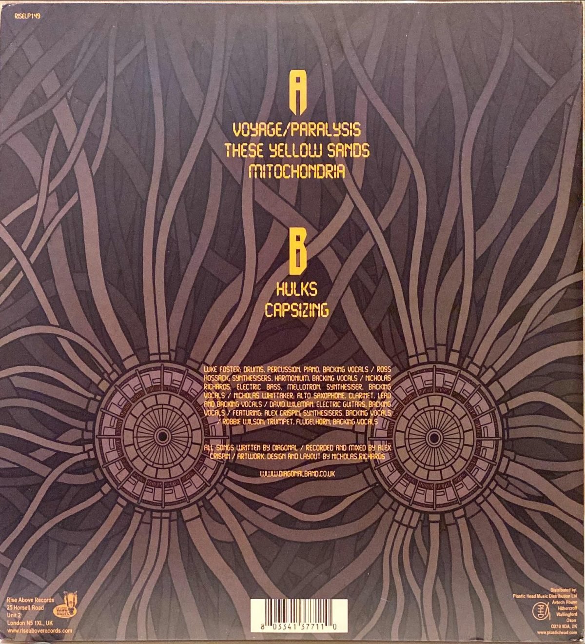 Diagonal ‎– The Second Mechanism LP Renkli Plak - Görsel 5